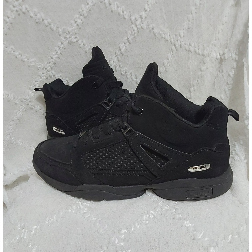 FUBU Mens Black High Top Sneakers Size 8.5 MNFB21SC003L Streetwear Shoes